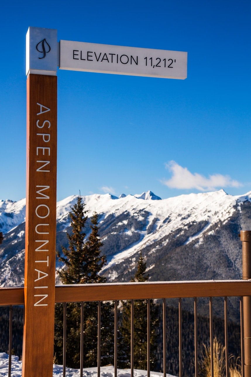 Aspen Mountain - Elevation - Visit Stylishlyme.com to view the Things to Do in Aspen - Winter Activities