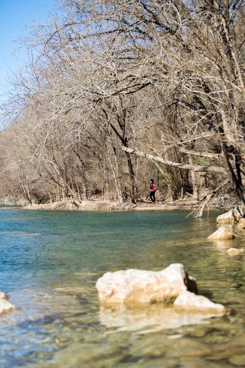 Austin Greenbelt hiking path