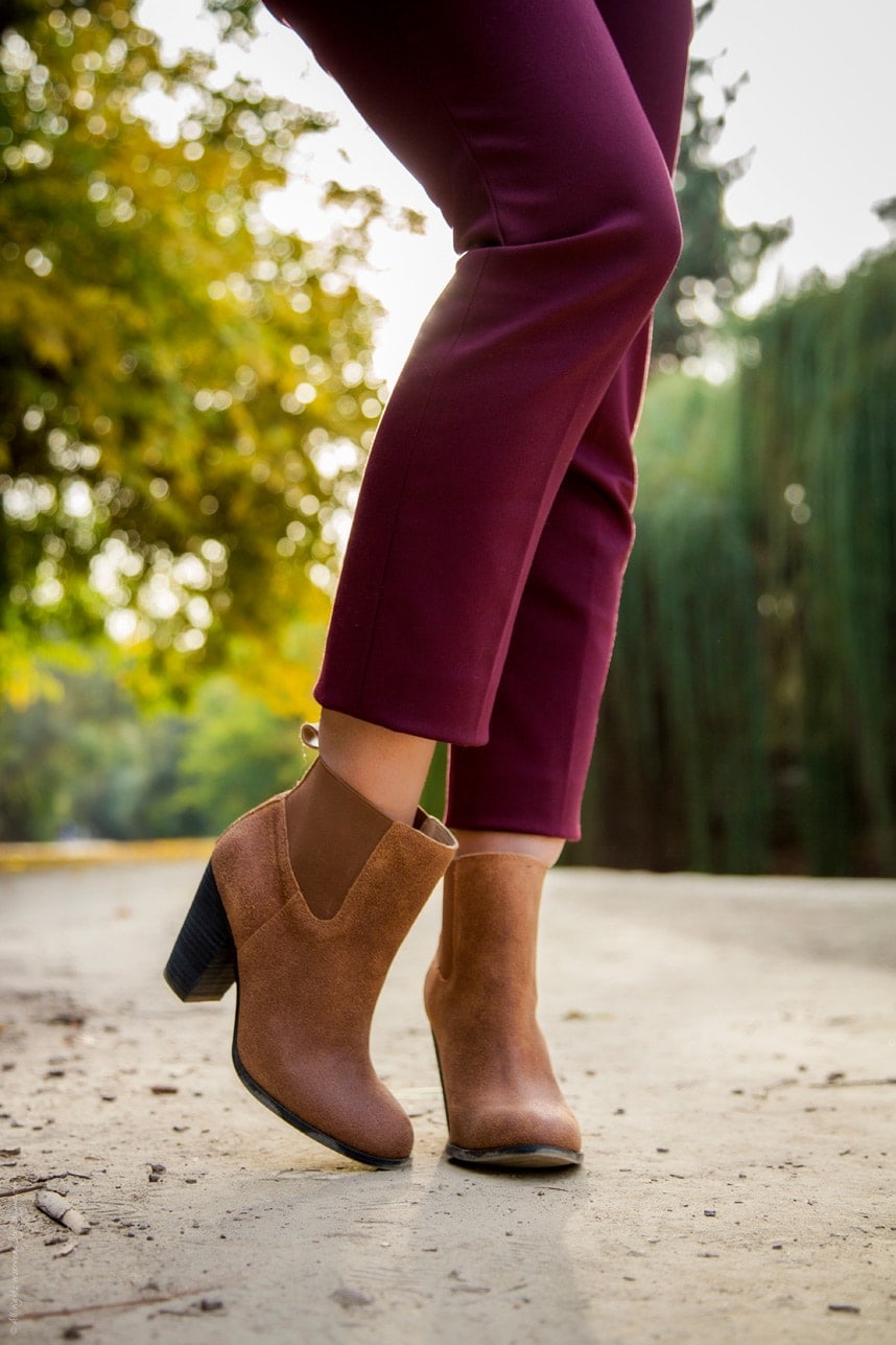 Brown Fall Booties - Stylishlyme