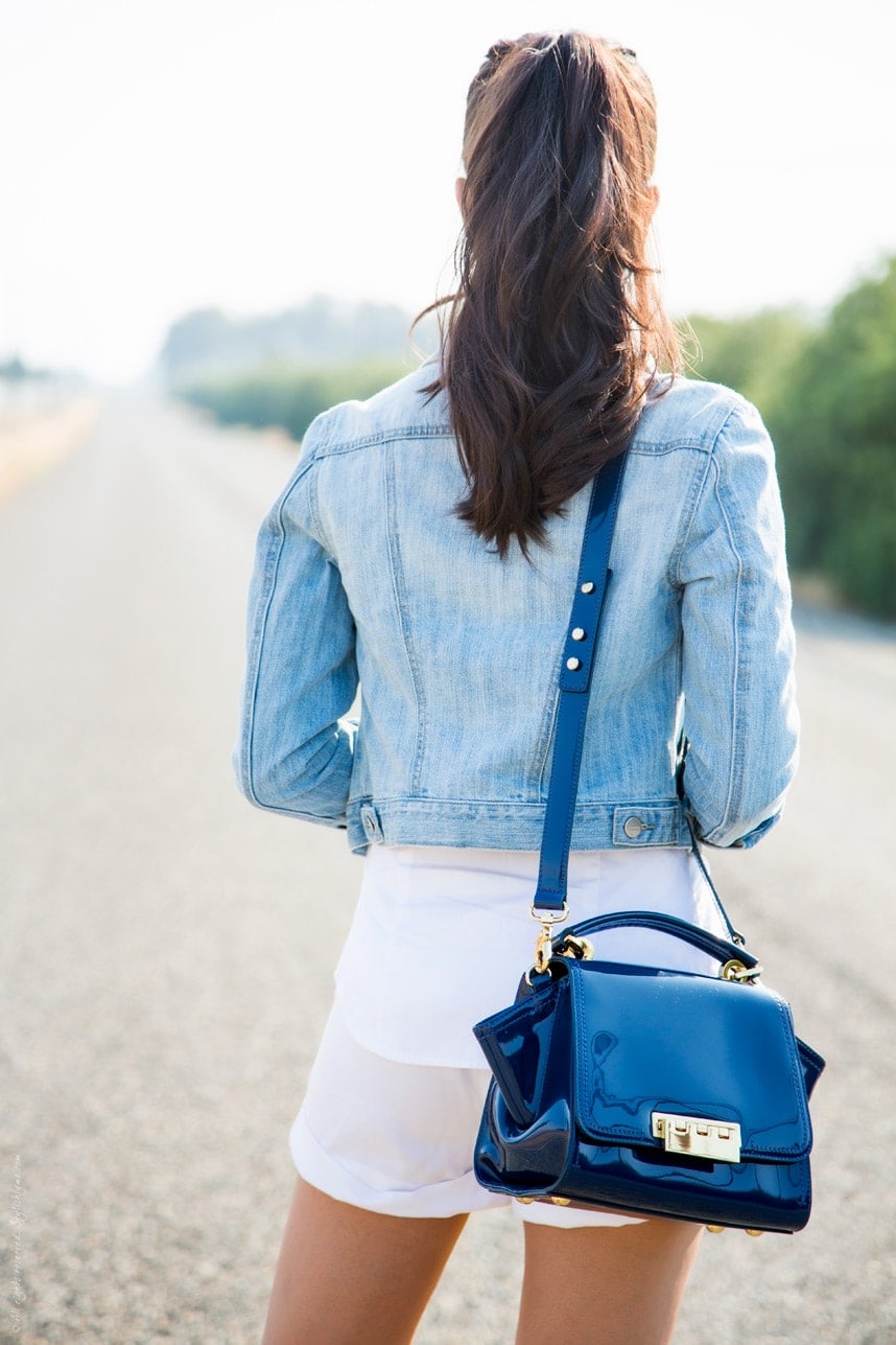 Crisp white summer blue and white outfit - Visit Stylishlyme.com for more outfit photos and style tips