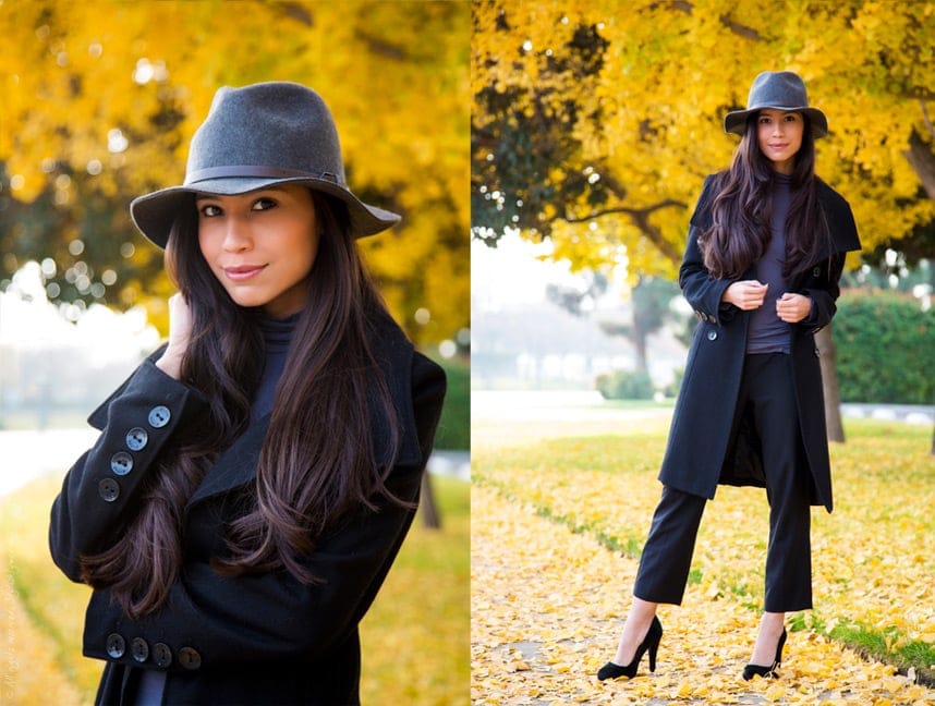 Cute Black Gray Fall Outfit - Stylishlyme