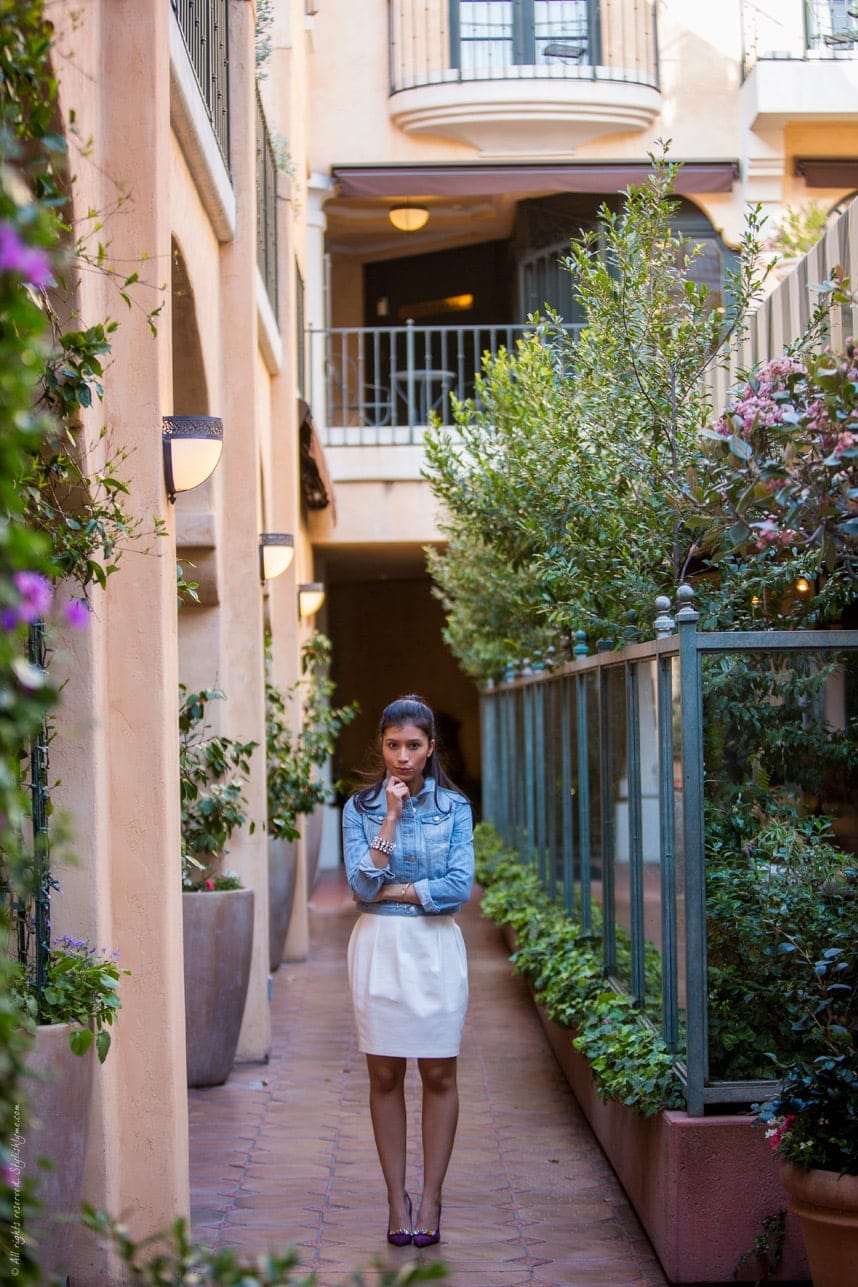 Cute Spring Denim White Outfit - Stylishlyme.com