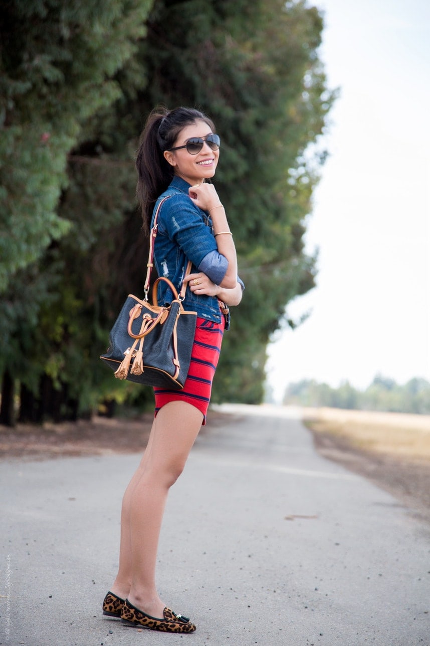 Cute outfit for fall with leopard flats - Visit Stylishlyme.com for more outfit inspiration and style tips