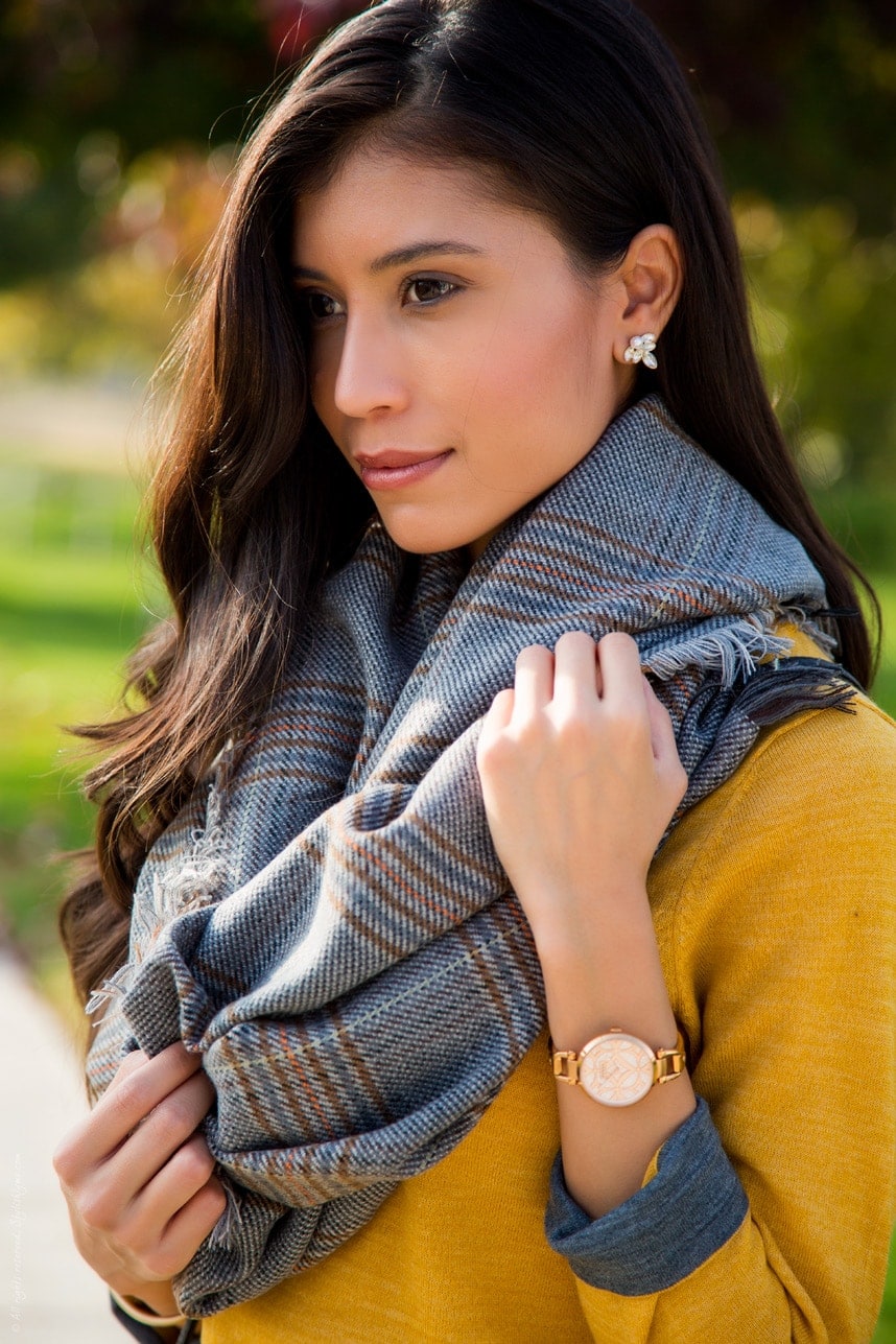 Gorgeous Fall Plaid Scarf