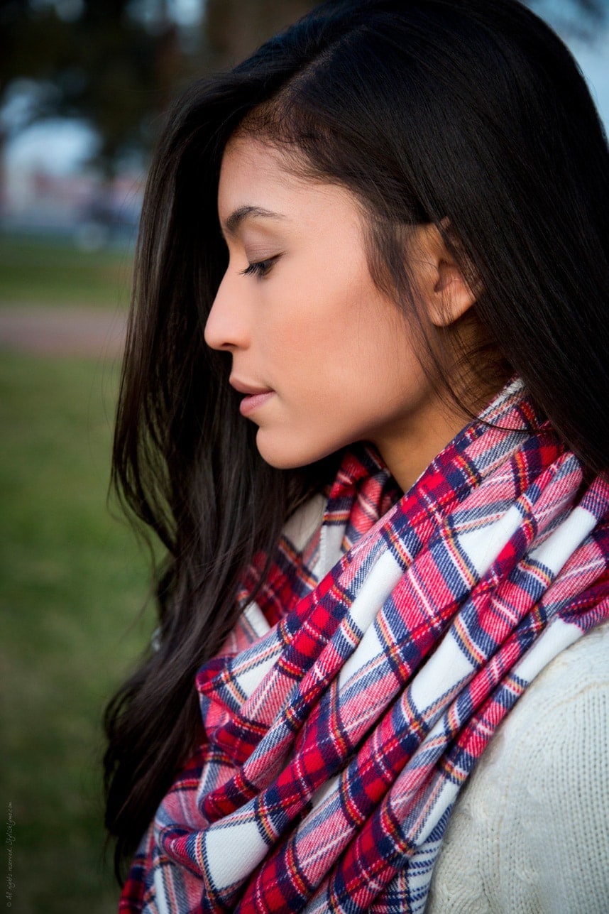 Gorgeous Large Plaid Scarf - Stylishlyme