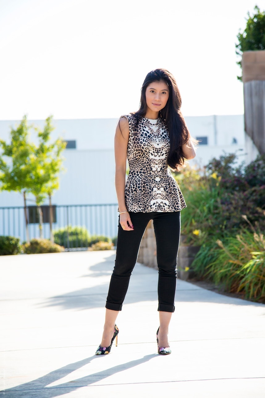 How to Wear Leopard Top - Stylishlyme