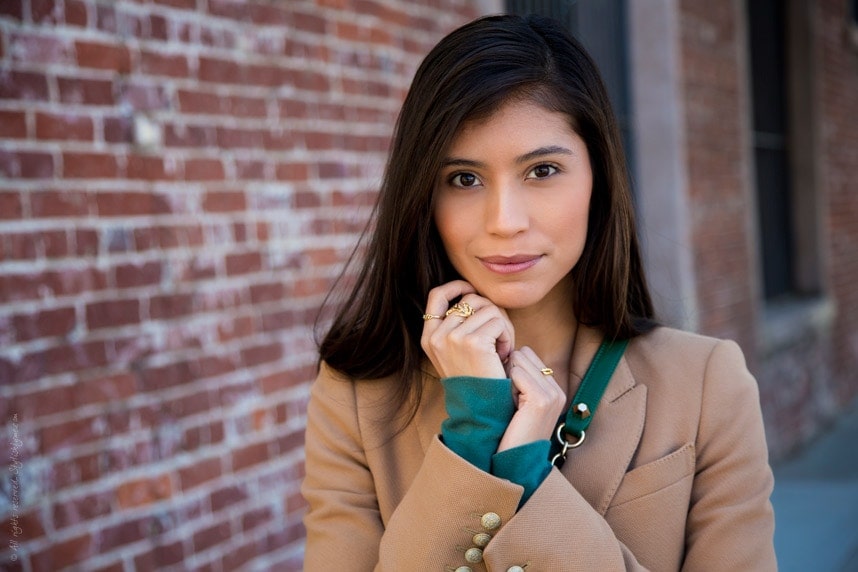 Menswear Inspired Tan Blazer - Stylishlyme