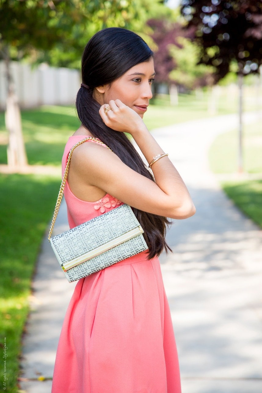 Mint Lasercut Shoulder Bag - Stylishlyme.com