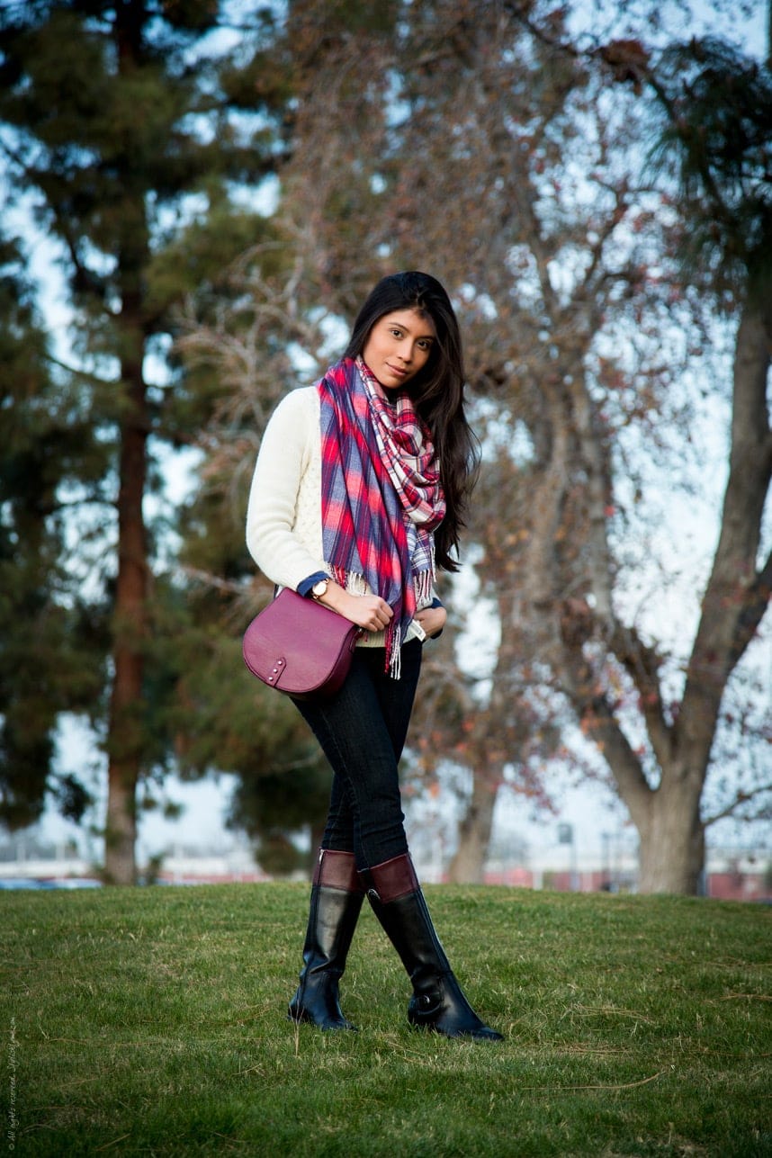 Multi Plaid Scarf - Stylishlyme