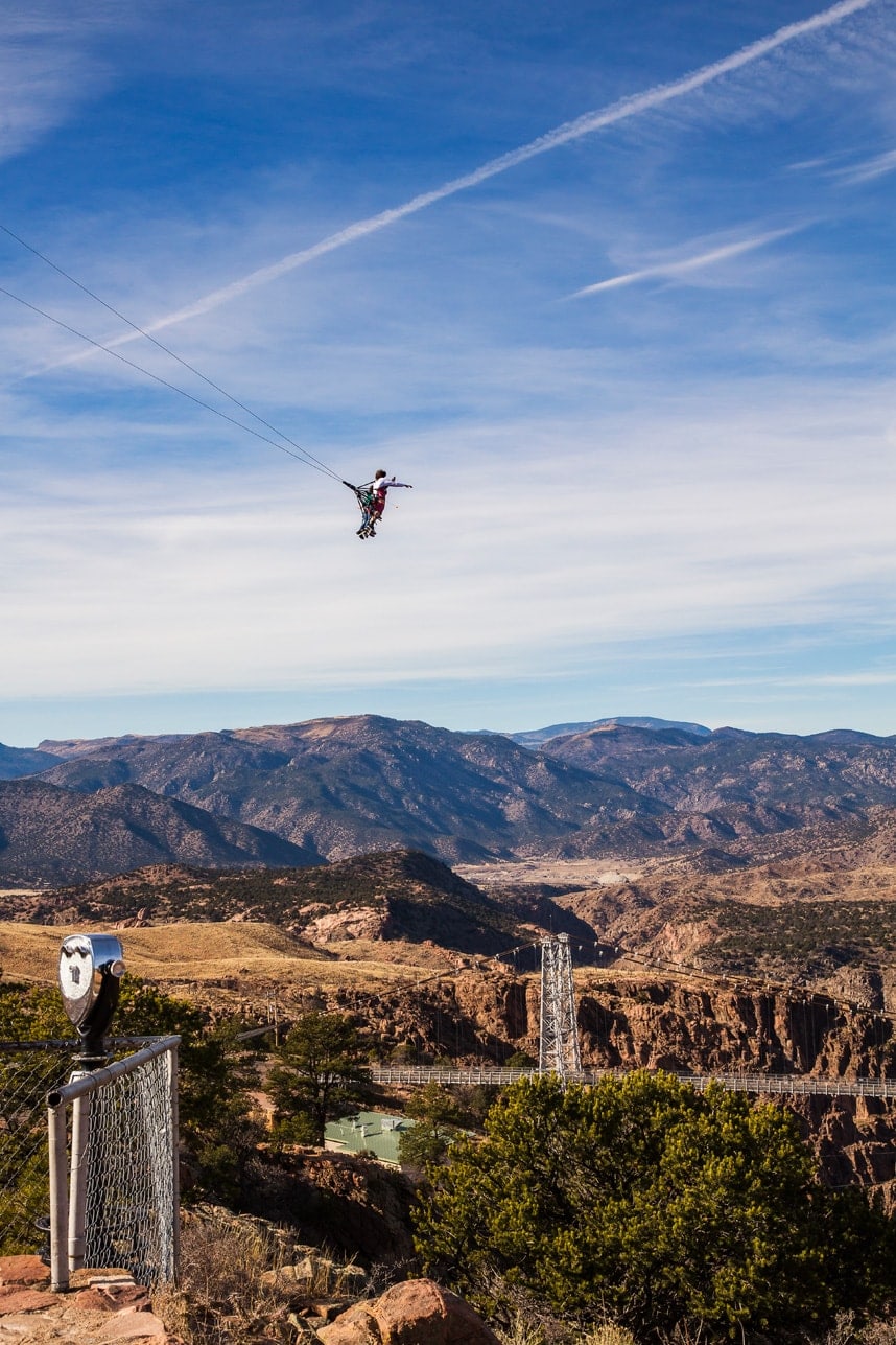 Royal Rush Skycoaster -Visit Stylishlyme.com to view the 10 Best Things to Do in Colorado Springs Travel Guide