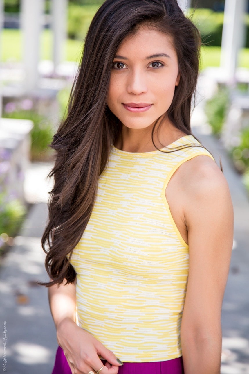 Yellow Crop Top - Visit Stylishlyme.com for more outfit inspiration and style tips