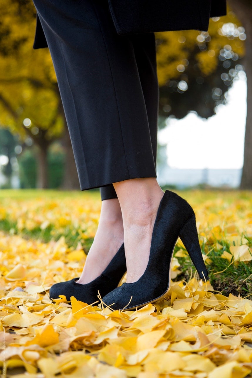 black calf hair pumps - Stylishlyme