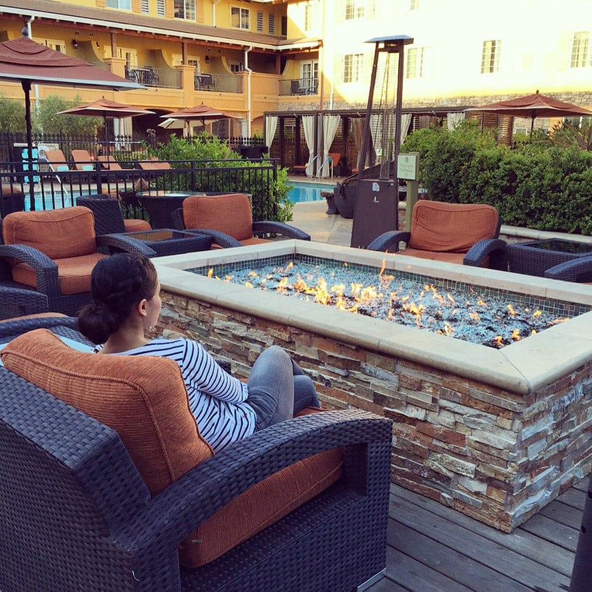 The Meritage Resort Fire Pit - Napa Valley California