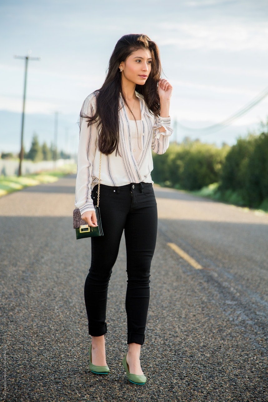 olive green flats - Visit Stylishlyme.com for more outfit inspiration and style tips