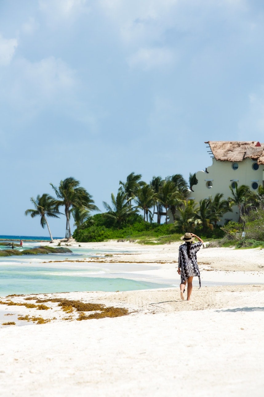 riviera maya beach - mayakoba - visit stylishlyme.com to read why you need beach cover ups and view more photos