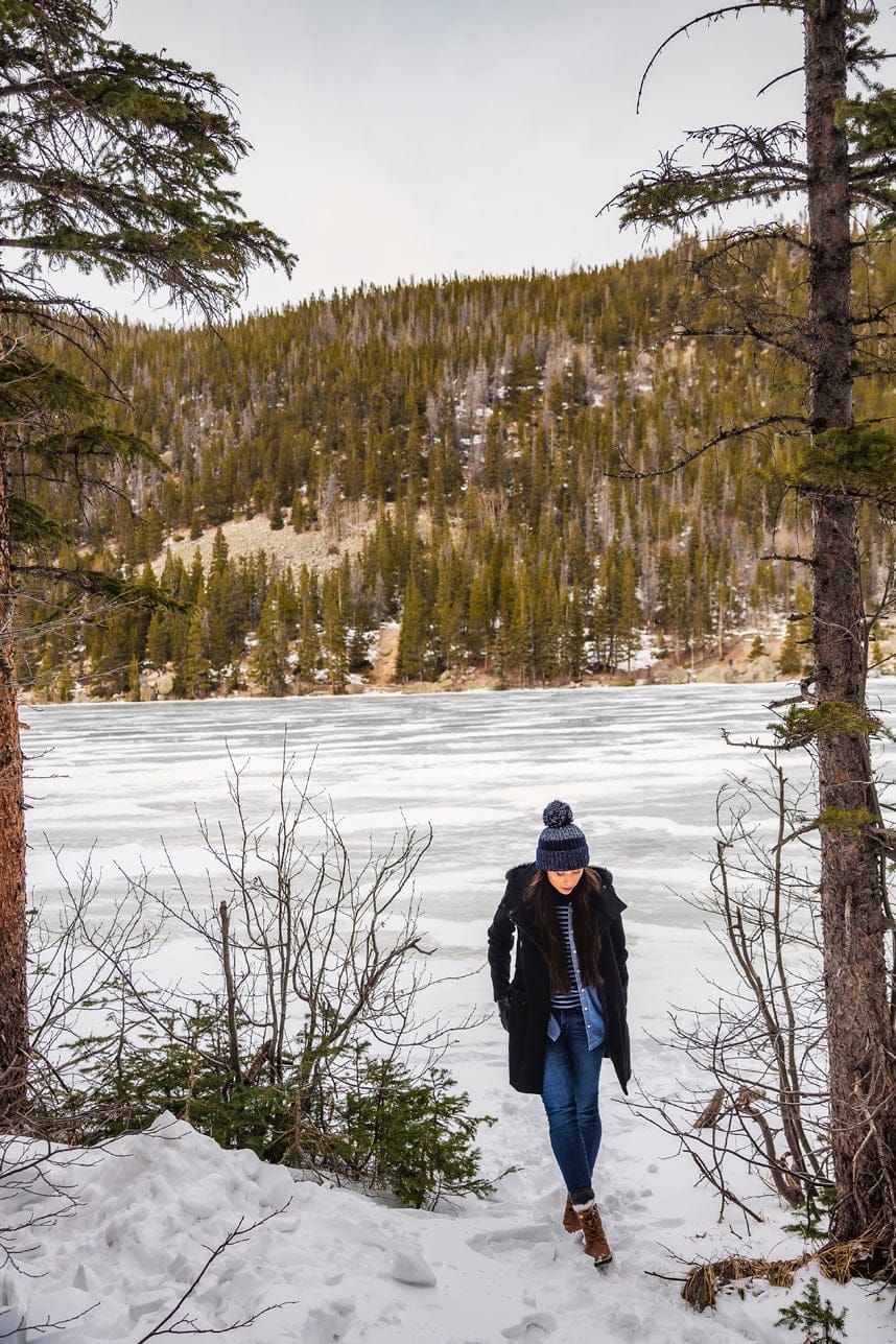 Rocky Mountains Colorado-Visit Stylishlyme.com to view Visiting Rocky Mountain National Park in the Winter