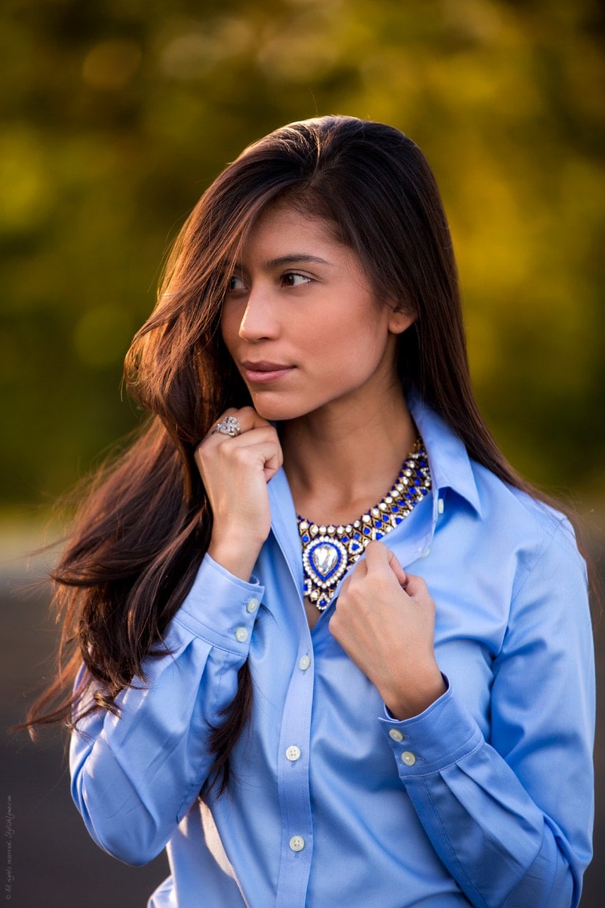 Statement Necklace for Office Outfit - Stylishlyme